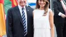 President and First Lady Trump