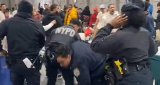 Brawl At NYC Migrant Shelter Erupts, NYPD Officers Violently Attacked