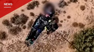 Kern County Deputies Hoist Injured Motorcyclist from Desert Canyon