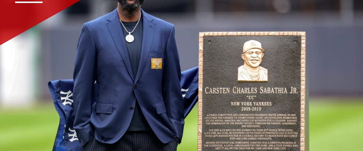 Yankees Retire CC Sabathia's No. 52, Add Him to Monument Park