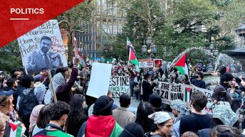 On Third Anniversary of Oct. 7 Attack, Protests Erupt at NYU, Columbia and UCLA