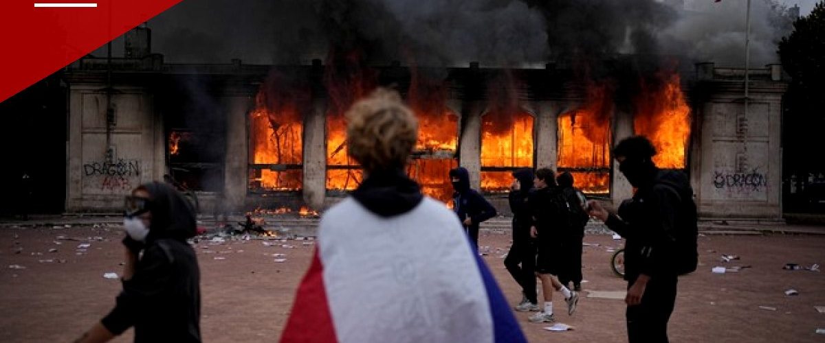 Tens of Thousands of Police Deployed as Protests Turn Violent Across French Cities