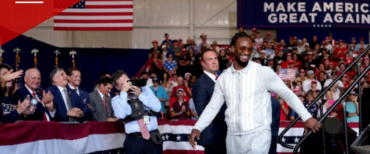 Todd Gurley Joins Trump at Dalton Rally Ahead of Georgia Midterms