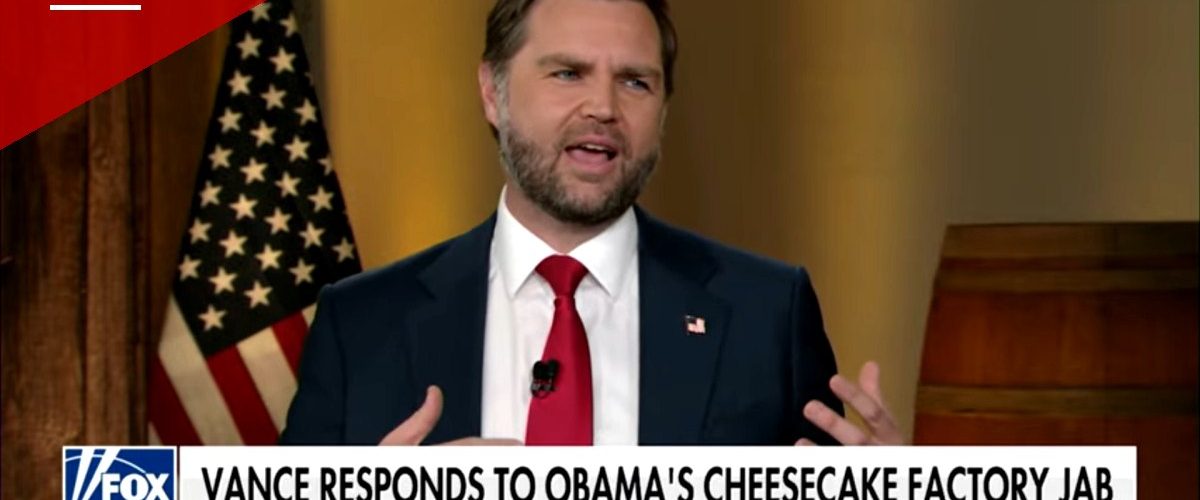 Vance Defends Cheesecake Factory After Obama Mockery of White House Décor